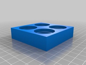 cast mold feet cubeanet chaos edition 3d printer accessories 3d print model - Mito3D