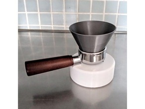 lapavoni portafilter filling set kitchen dining coffee espresso kitchen tool portafilter funnel portafilter stand 3d print model - Mito3D