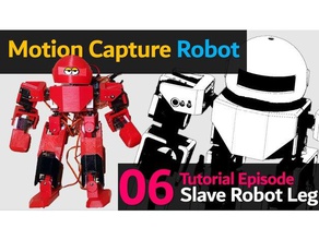 humanoid robot choom ep06 leg parts arduino based slave robotics nano 3d print model - Mito3D