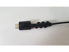cable protector samsung s9+ usb 3d Drucker Zubehör 3d print model - Mito3D