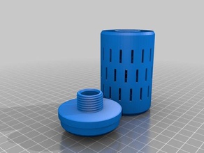 Hava filtresi iplik 12 inç boru parçaları 3d print model - Mito3D