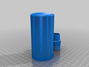 34 inch pipe thread air filter parts 3d print model - Mito3D