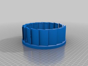efficient blower fan parts 3d print model - Mito3D