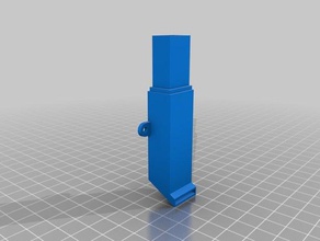crude linear fan mount duct 3d printer parts 3d print model - Mito3D