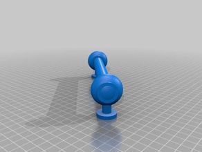 kitchen drawer handle assembled 3d printing fintorp ikea 3d print model - Mito3D
