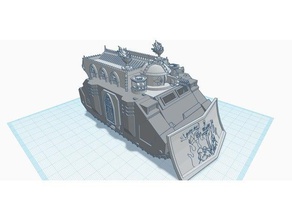 40k repressor kit 3d printing sisters battle tank warhammer 3d print model - Mito3D