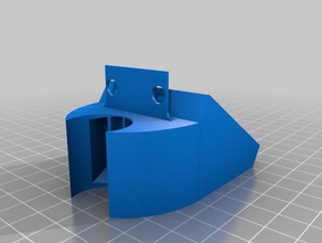 extruder fan duct anet a8 e3d printer accessories 3d print model - Mito3D
