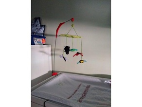ikea leka baby mobile hanger household 3d print model - Mito3D