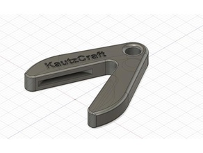 kautzcraft trimestre custode i portachiavi aldi key fob peso 3d print model - Mito3D