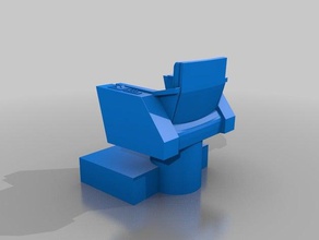 ncc-1701 capitani sedia modello mobili 3d print model - Mito3D