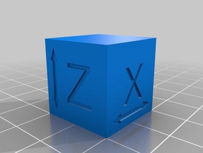 Impressora 3d de calibração cubo impressão testes 3d print model - Mito3D
