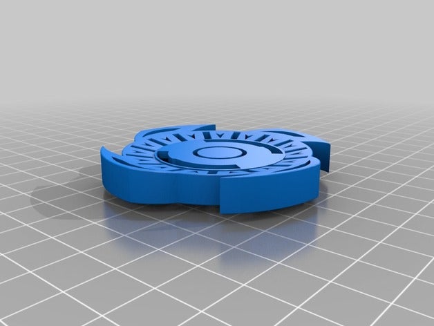beyblade-layer 4-Flügel 3d drucken 3D print model - Mito3D