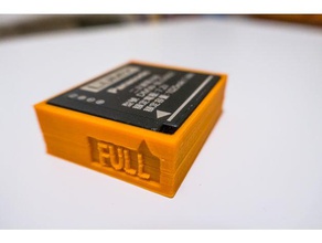 camera battery dmw-blg10 holder accessory empty full panasonic 3d print model - Mito3D