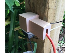 cobertura de conexão energia ao ar livre jardim fonte alimentação tampa 3d print model - Mito3D
