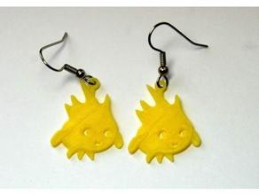 scratch gobo earrings icon 3d print model - Mito3D