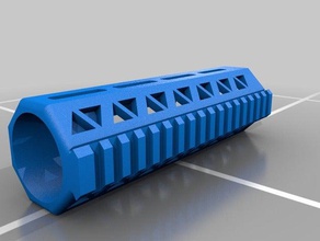 7cm de airsoft m4 free float ferroviário desperdício esporte ao ar livre 7 polegadas acessórios partes 3d print model - Mito3D