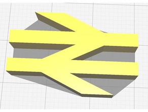 british rail doble flecha 3d la impresión pruebas modelo de ferrocarril ferrocarriles oo calibre los laterales trackside3d 3d print model - Mito3D