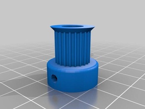 meine angepasste parametrische Riemenscheibe lose zahn-profile 3d Drucker Teile 3d print model - Mito3D