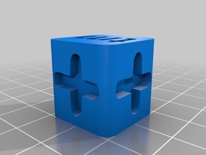 20mm ticketmaster+ calibration cube 3d printing 3d print model - Mito3D
