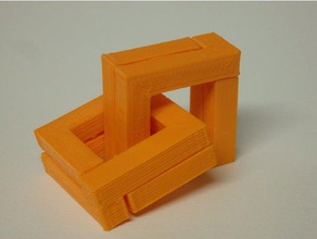 puzzle casse tete i incredibile gioco hanayama 3d print model - Mito3D