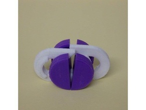 bulmaca casse tete hanayama asma kilit 3d print model - Mito3D