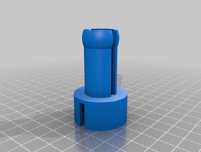 solder roll spool holder stand pet bottle cap mount tools 3d print model - Mito3D