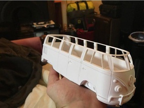 il remix di un bus vw corpo costruito supporta veicoli 3d print model - Mito3D