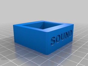 stand logitech x100 bluetooth speaker 3d printing 3d print model - Mito3D