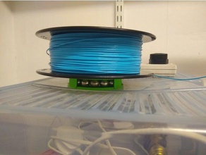 rodamiento de soporte bobina 3d la impresora accesorios el cojinete bolas filamento horizontal 3d print model - Mito3D