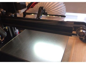 led stripe lamp 20mm vrails 3d printers accessories printing cr-10 cr10 ender 2 holder light 3d print model - Mito3D