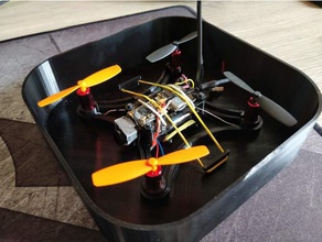 mikro 105 gerçek quadcopter durumda rc araç 85 mm scisky motorlar punkkills 3d print model - Mito3D