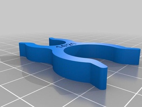 Doppel-clip-Schelle Haushalt 3d print model - Mito3D