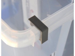 depolama kutusu klip ıkea samla kaplar 3d baskı mandal 3d print model - Mito3D