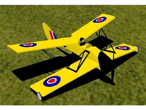 mothqk vehicles aircraft airplane model quickie rc rutan tandem 3d print model - Mito3D