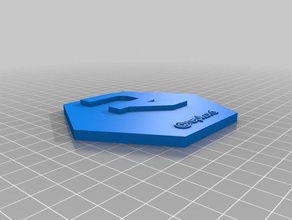 3dprinting Gemeinschaft hex Wandbild repkord Zeichen logos 3d print model - Mito3D
