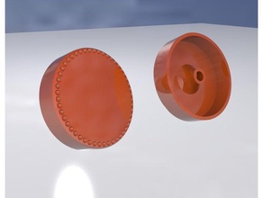 variateur bouton lightswitch ménage pièce de rechange 3d print model - Mito3D