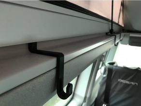 interior hooks hanging items vw t5 california automotive 3d print model - Mito3D