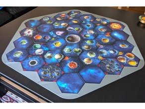 twilight imperium 4ª edição galaxy quadro jogos boardgame 3d print model - Mito3D