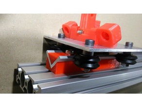 slide 3d printer parts delta linear guide rail 3d print model - Mito3D