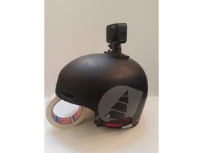 actioncam casco monte la fotocamera helmetmount di montaggio videocamera gopro mijia scooter xiaomi 3d print model - Mito3D