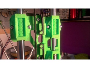 g2s cinturón de clamp 3-cojinete transporte 3d la impresora partes rodamiento 3d print model - Mito3D