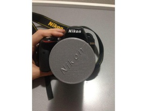 cache nikon d3300 camera appareil photo cap lens photographie photography protection 3d print model - Mito3D