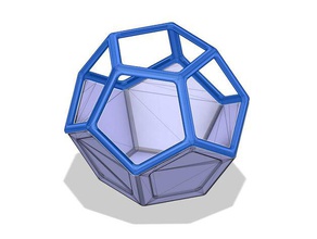 geometrik ekici ıı açık bahçe dodecahedron bitkiler succulents 3d print model - Mito3D