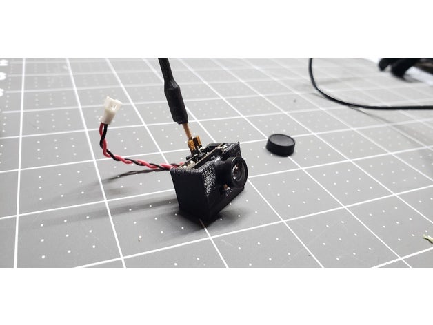 wolfwhoop wt02-Kamera-mount-20 30-Grad-tpu rc Fahrzeuge aio cam flitetest gremlin fpv ft micro quad micro-quadcopter winzige Schreien wholfwhoop wt-02 3D print model - Mito3D