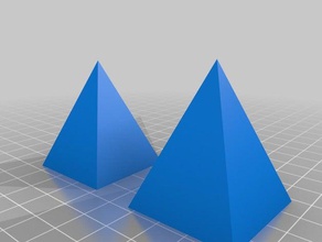 paramétrique pyramides hanoi mathématiques 3d print model - Mito3D