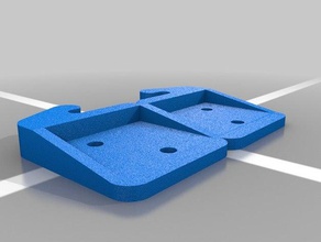 prime-line purple drawer guide replacement parts slides 3d print model - Mito3D