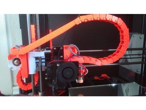 anet am8 z-axis chain sensor mount+ long link 3d printing a8 mount drag 3d print model - Mito3D