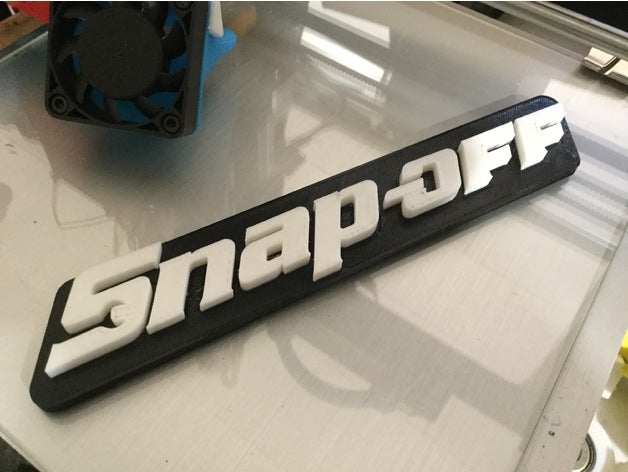 snap-off logo remix tools 3D print model - Mito3D