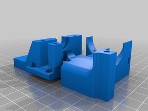 hevo-Präzisions-piezo-orion-extruder mount remix 3d Drucker Teile hypercube evolution 3d print model - Mito3D