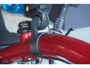 accessory mount 26mm 50mm bike tube frame eg recumbent sport outdoors bicycle 3d print model - Mito3D